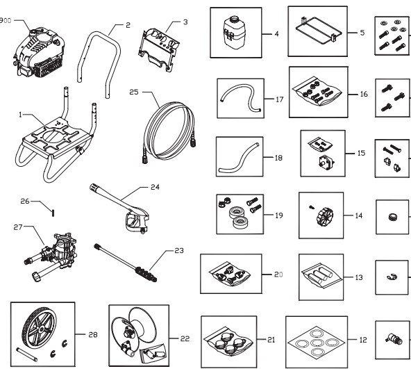 Craftsman Pressure Washer 020236-0Parts